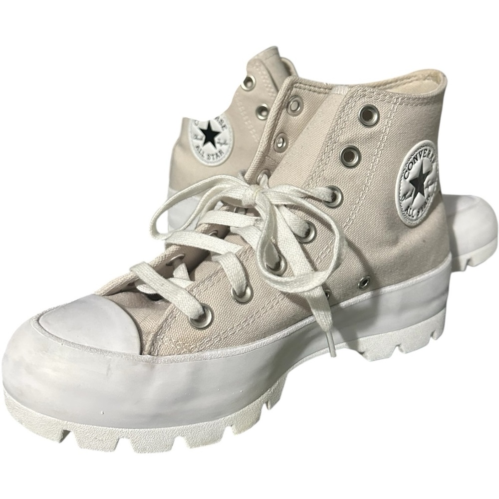 Converse Chuck Taylor All Star High Seasonal Lugged Shoes Desert Sand Size 7